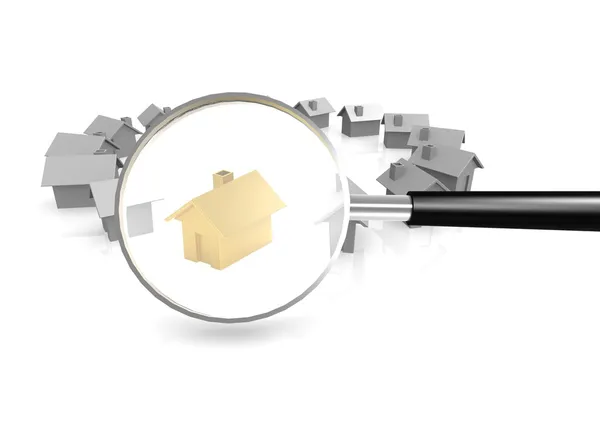 Find the golden house — Stock Photo, Image