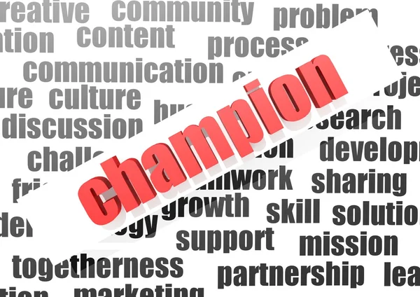 Champion — Stock Photo, Image