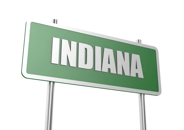 Indiana-Schild — Stockfoto