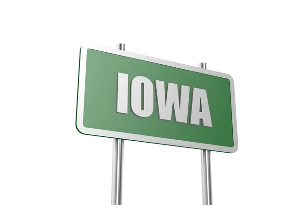 Iowa-Schild — Stockfoto