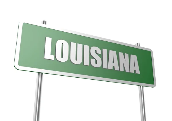 Louisiana sign board — Stock Photo, Image