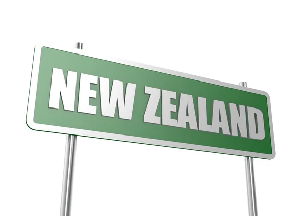 Road sign New Zealand — Stock Photo, Image