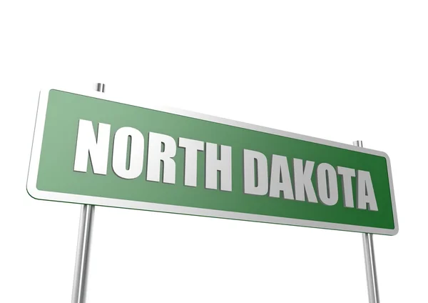 North Dakota sign board — Stock Photo, Image