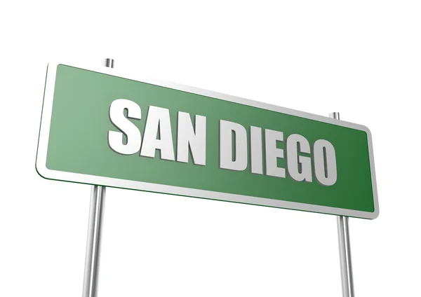 Дорожный знак San Diego — стоковое фото