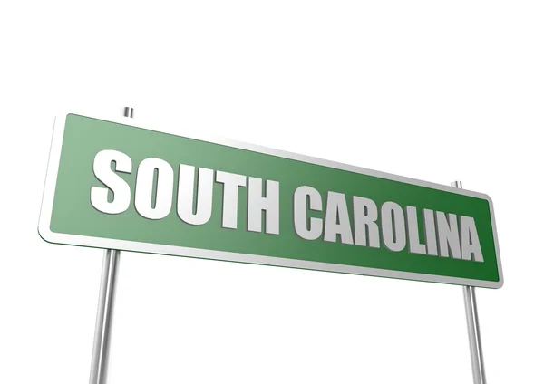 South carolina tecken styrelse — Stockfoto