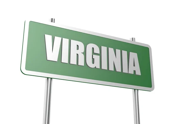 Virginia sign board — Stock Photo, Image