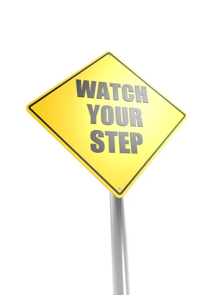 Watch your step — Stock Photo, Image