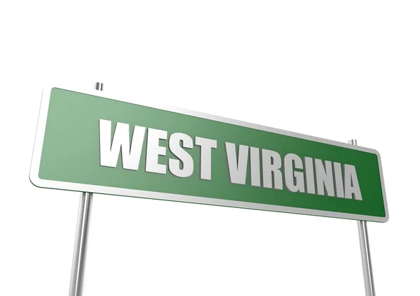 West Virginia sign board — Stockfoto