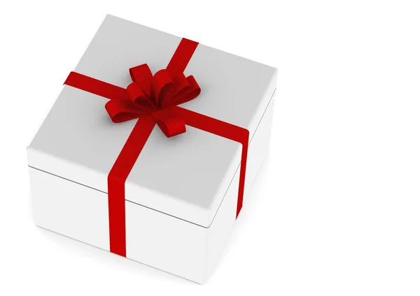 White gift boxes — Stock Photo, Image