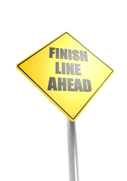 Finish Line Ahead — Stock Photo, Image