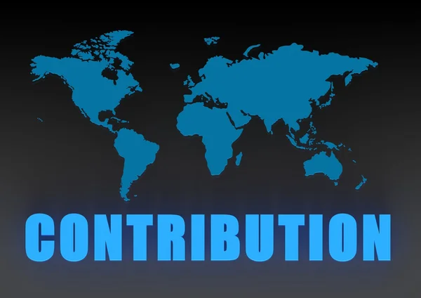 Contribuição mundial — Fotografia de Stock