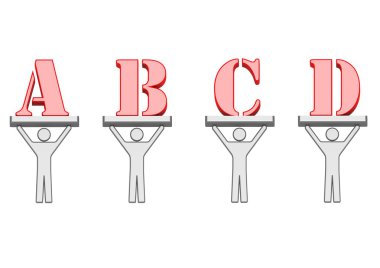alfabe abcd