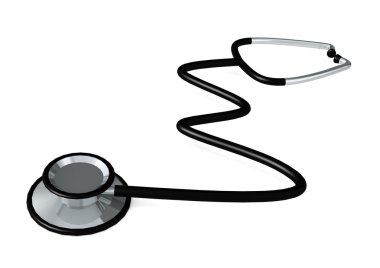 siyah stetoskop