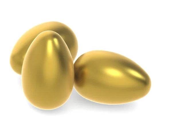 Golden Eggs — Stock Photo, Image