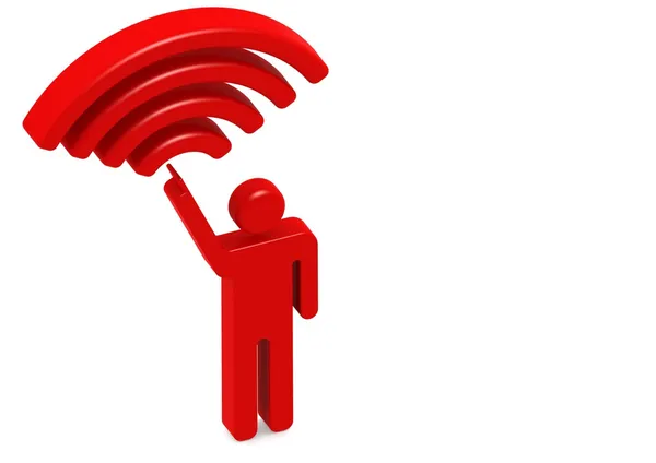 Strong Wireless Signal — Stock Photo, Image