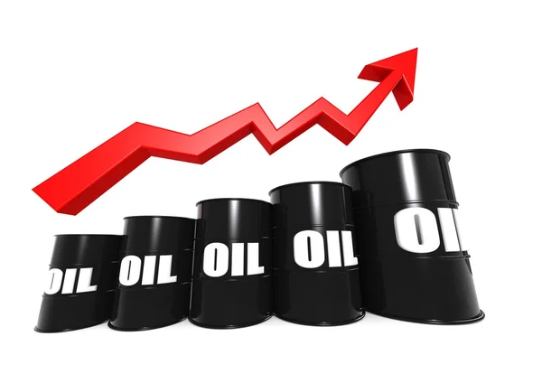 Висока ціна на нафту — стокове фото