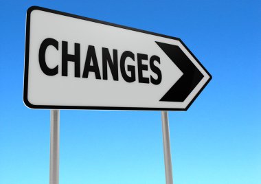 yol işareti değiştirin