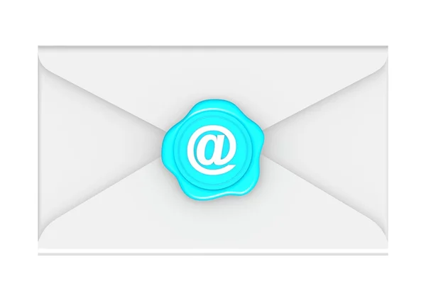 Envelope with seal — Stock Photo, Image