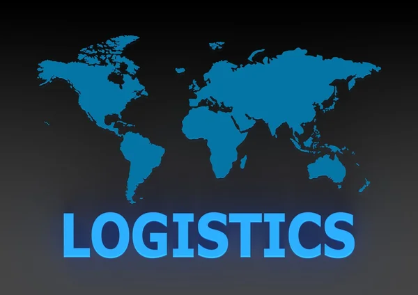 Globale Logistikmanagementprozesse — Stockfoto