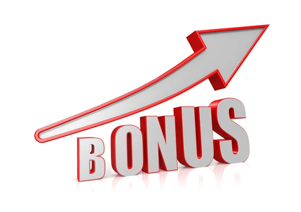 Bonus Growth with arrow symbol — Stock Photo, Image