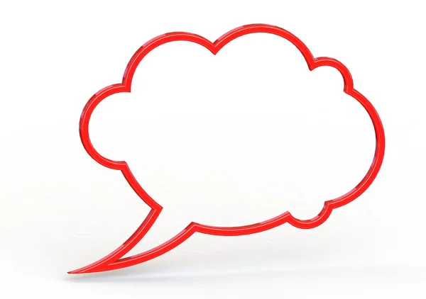 Speech bubble — Stock Photo, Image