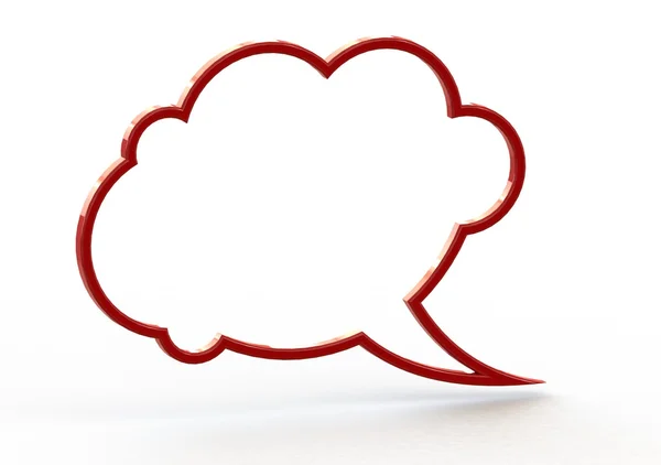 Speech bubble — Stock Photo, Image