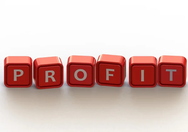 Profit buzzword — Stock Photo, Image