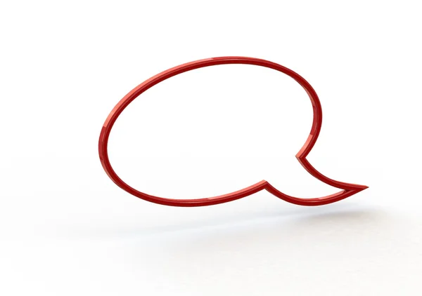 Speech bubble — Stock Photo, Image