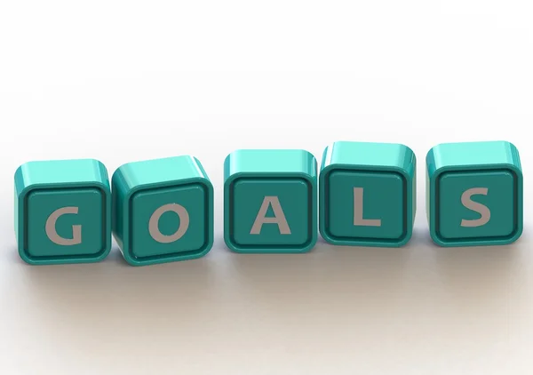 Goals buzzword — Stock Photo, Image