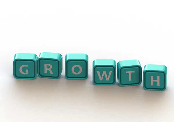 Palabra de moda de crecimiento — Foto de Stock