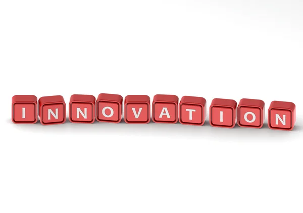 Palavra-chave de inovação — Fotografia de Stock