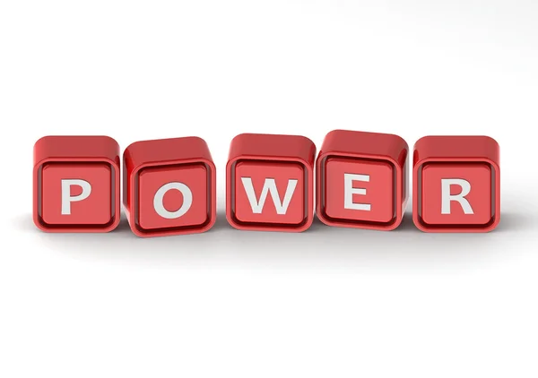 Power buzzword — Stock Photo, Image