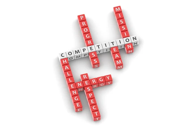 Concorrência buzzword — Fotografia de Stock