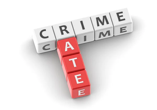 Schlagwort Kriminalitätsrate — Stockfoto