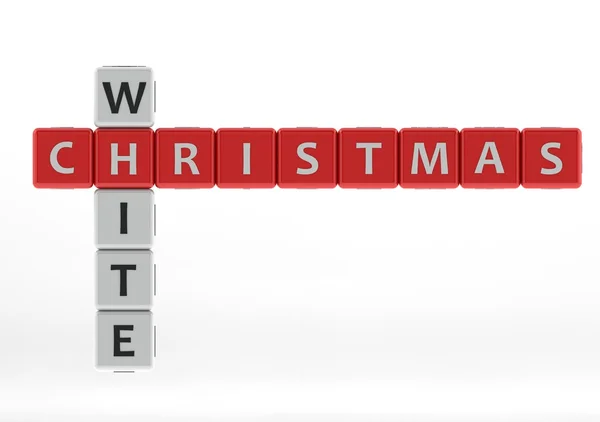 Parola d'ordine bianca di Natale — Foto Stock