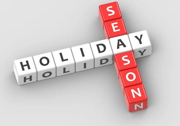 A Holiday szezon buzzword — Stock Fotó