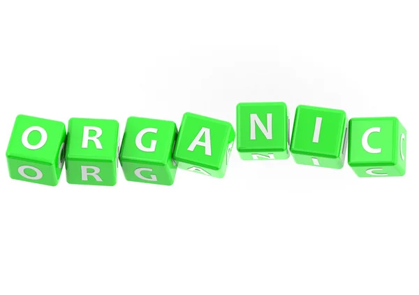 Organic buzzword — Stock Photo, Image
