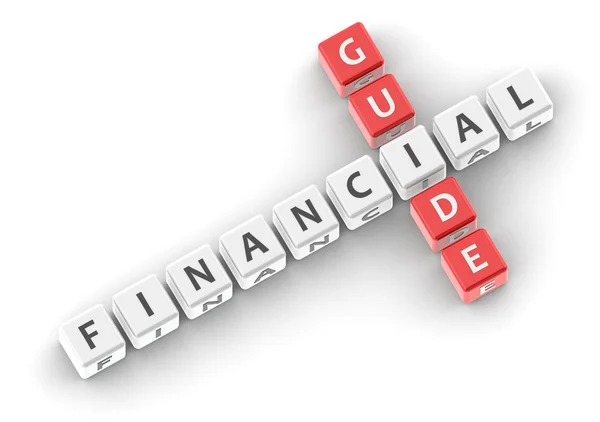 Financial guide buzzword — Stock Photo, Image