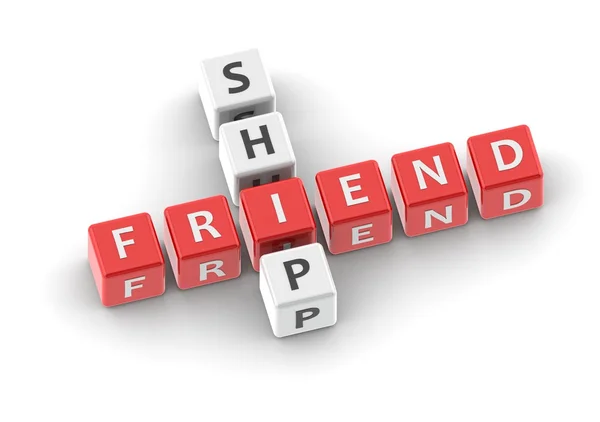 Friendship buzzword — Stock Photo, Image