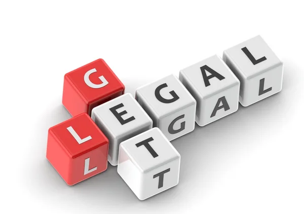 Get legal buzzword — Stock Photo, Image