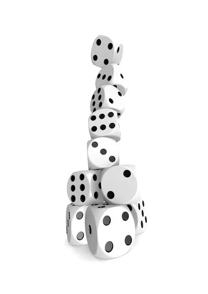 Dice tower — Stock Photo, Image