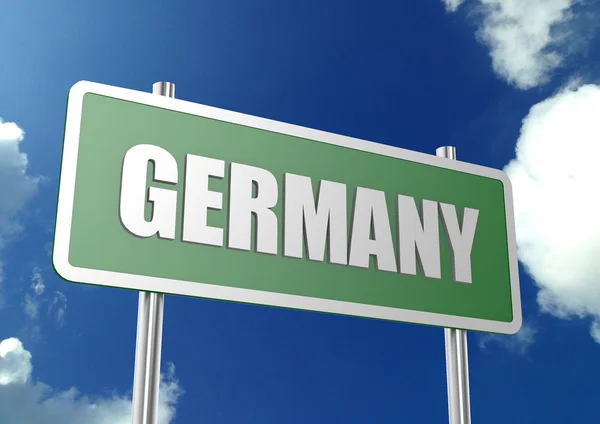Germany road sign — Stock Photo, Image