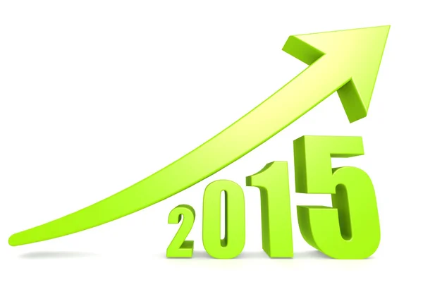 Growth of 2015 — Stock Photo, Image