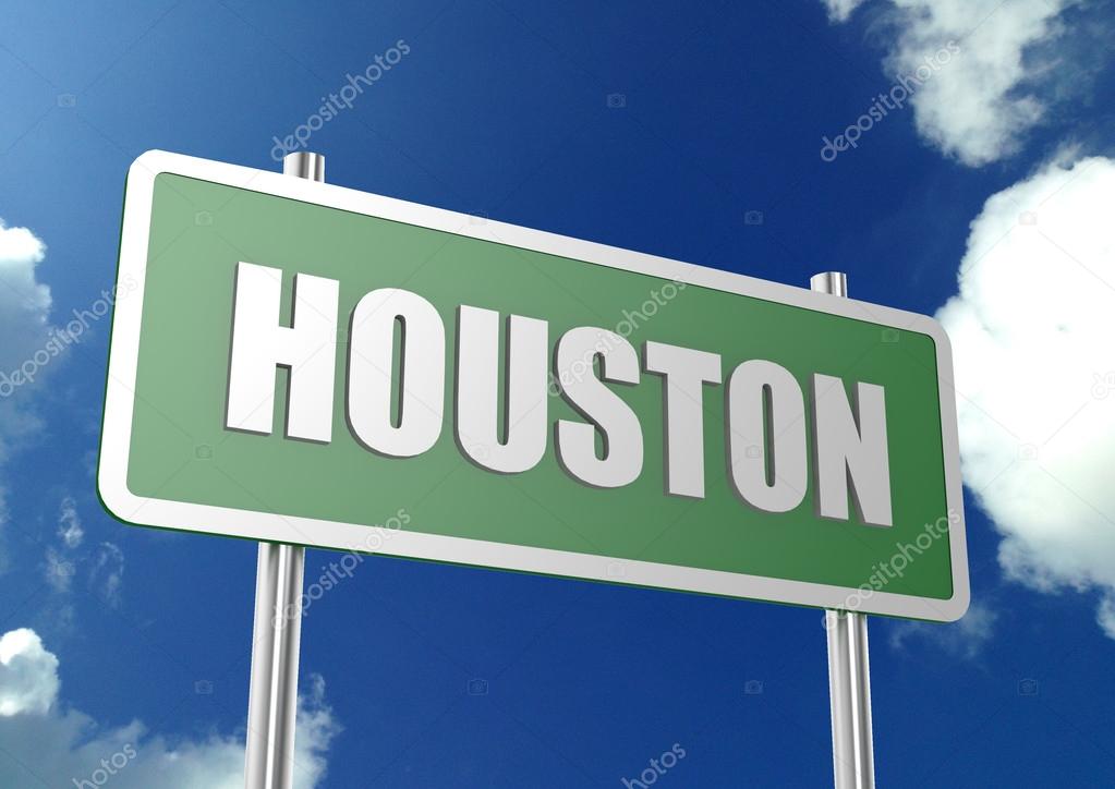Houston road sign