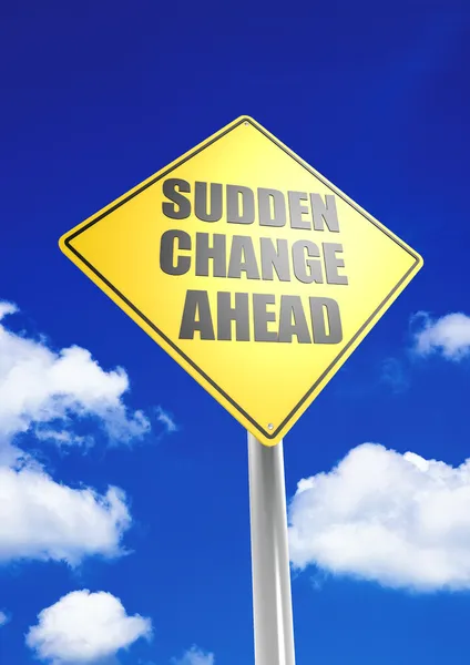 Sudden Change ahead — Stock Photo, Image