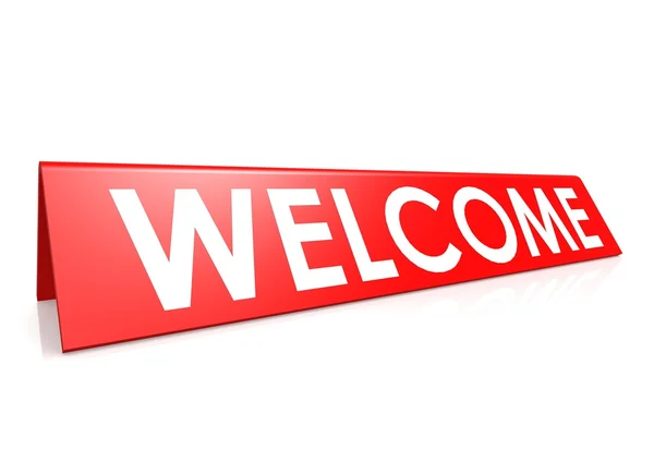 Welcome tag — Stock Photo, Image