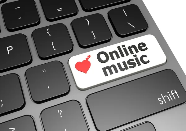 Musica online — Foto Stock
