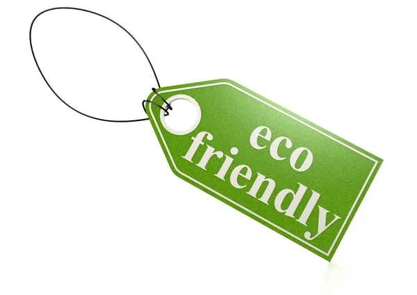 Eco friendly tag — Stock Photo, Image