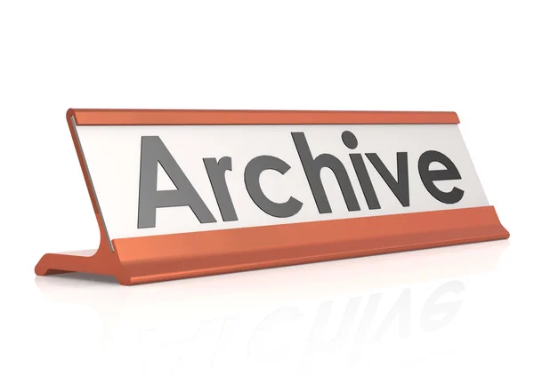 Tag der Archivtabelle — Stockfoto