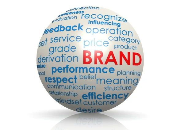 Brand sphere — Stock Photo, Image